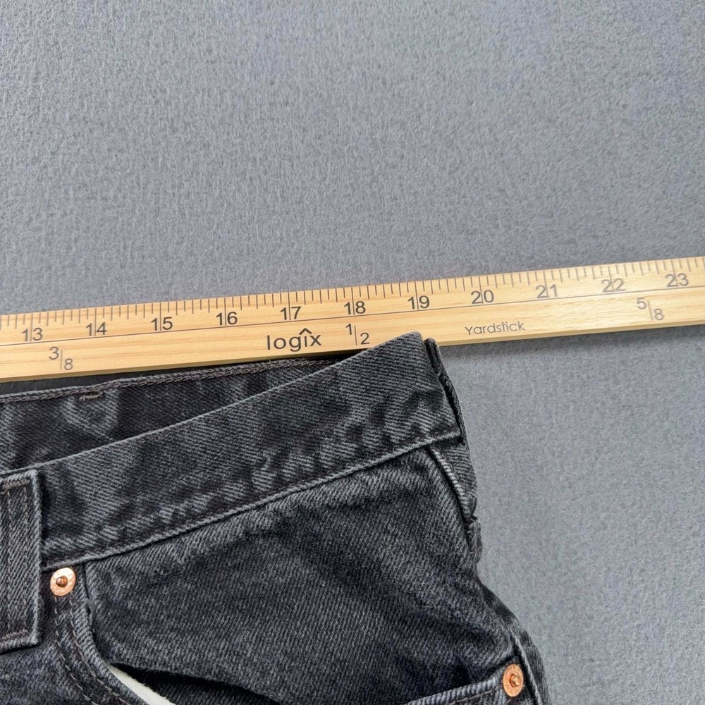Levis 550 Mens Black Jeans Classic Relaxed Fit High Rise Y2K Meas.38x30.5 HEMMED - Picture 5 of 13